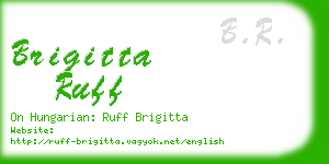 brigitta ruff business card